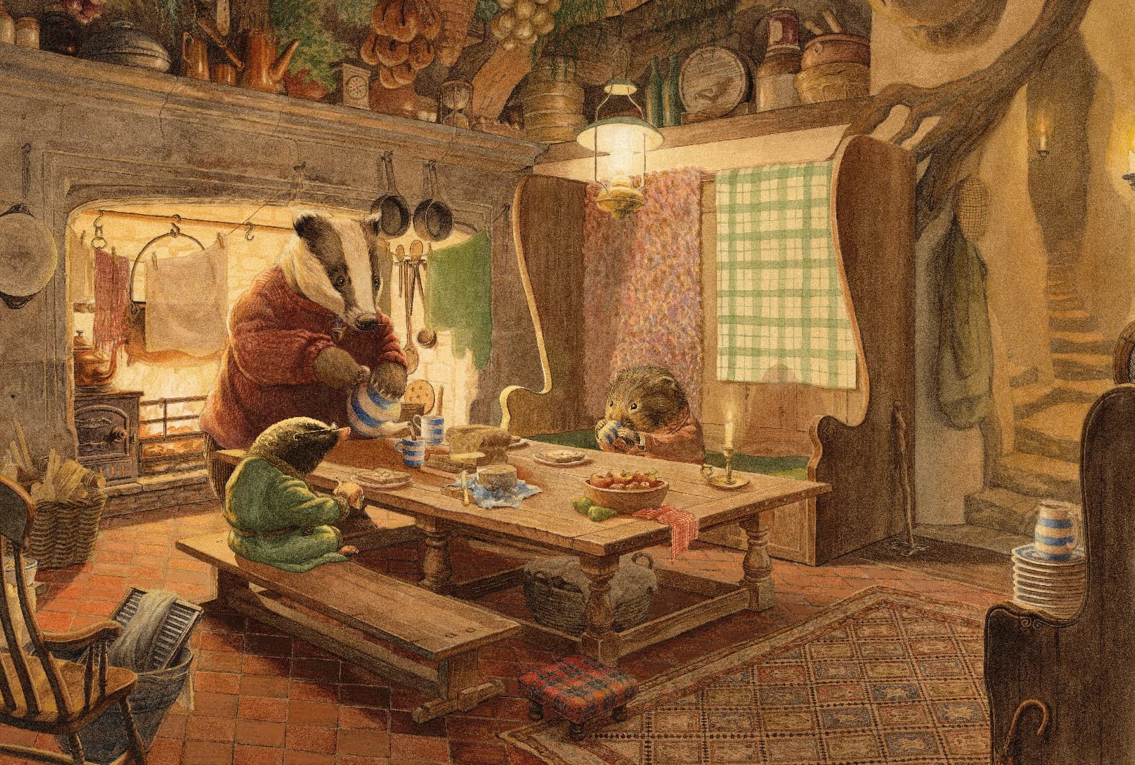 Cozy forest illustration